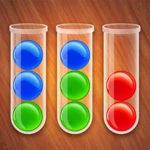 wooden ball sort - puzzle game android application logo